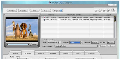 WinX Free DVD Ripper screenshot 3