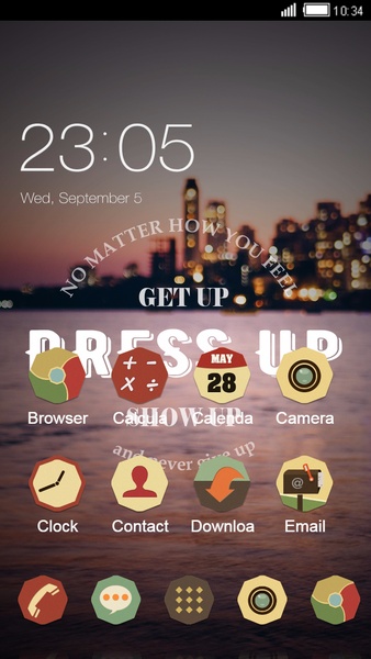 Mood Theme C launcher: Aesthetic Wallpapers - Preview 1