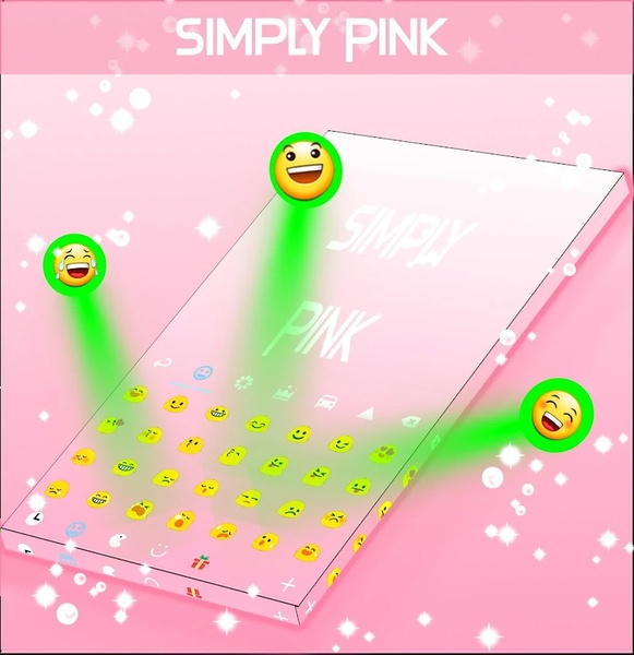 Simply Pink Keyboard - Preview 2