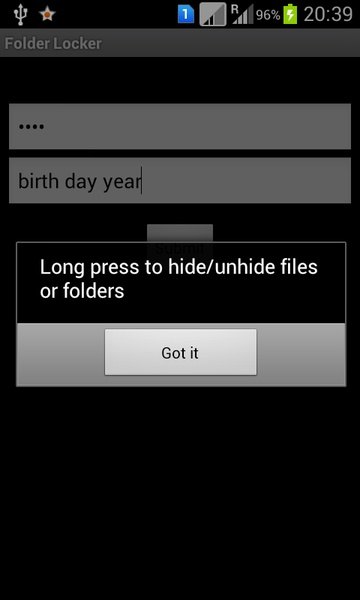 Folder Locker - Preview 2