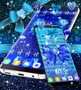 Blue glitter diamond bow live wallpapers screenshot 3