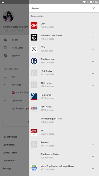 Feedly Classic - Preview 3