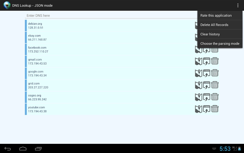 DNS Lookup and IP info - Preview 2