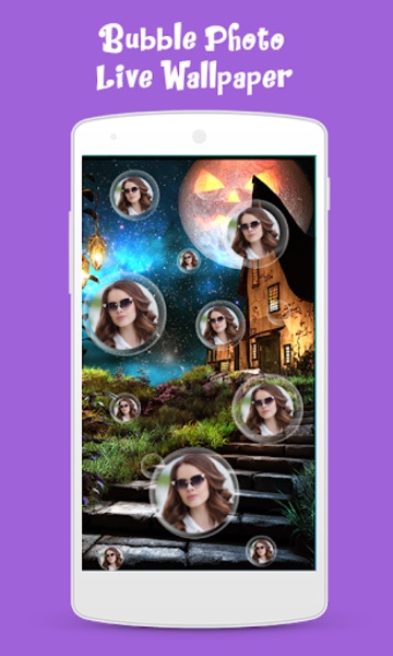 Bubble Photo LiveWallpaper - Preview 2