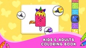 Unicorn Coloring Games screenshot 3