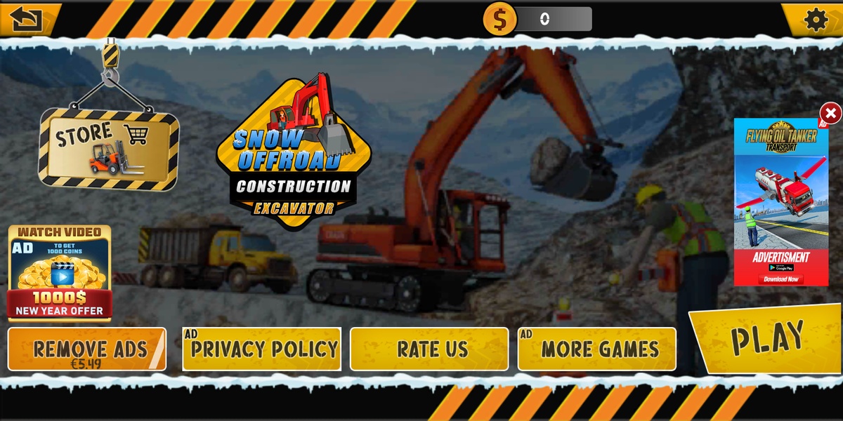 Offroad Snow Excavator Simulator - Preview 13