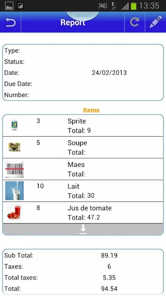 My Cash Register (free) - Preview 2