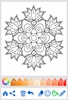 Mandala Flowers coloring book screenshot 7