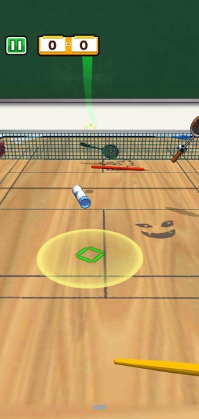 Badminton on desk - Preview 2