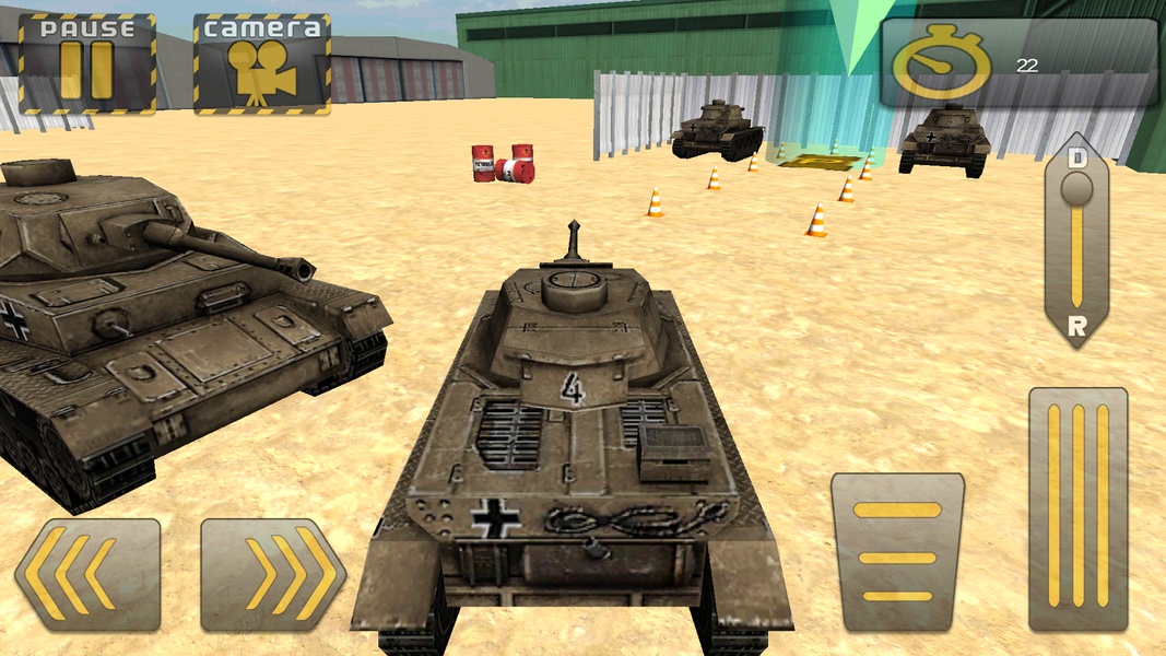 3D Army Tank Parking - Preview 6