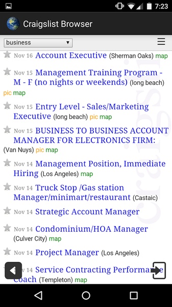 Browser for Craigslist - Preview 1