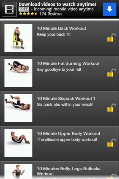 10 Minute Workout LITE - Preview 1