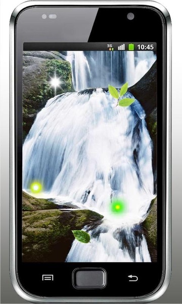 Waterfall Gold live wallpaper - Preview 3