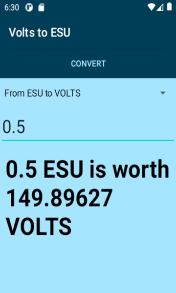 Volts to ESU converter - Preview 1