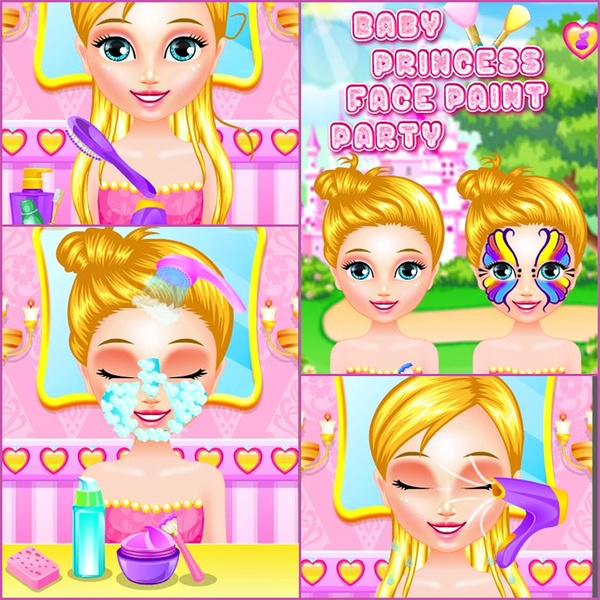 Baby Princess Face Paint Party - Preview 7