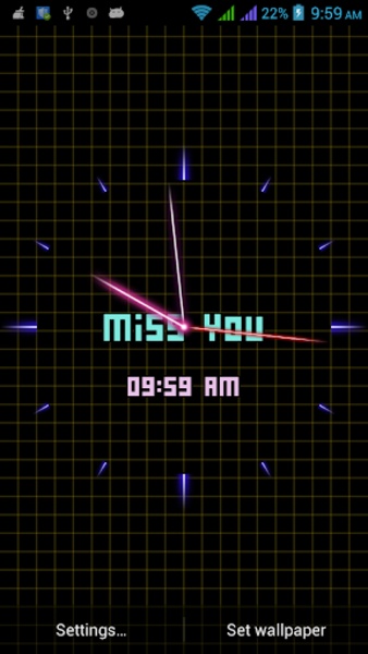 Laser Analog Clock Free - Preview 7
