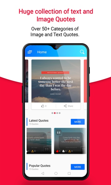 Quotext - Good Quotes and Status for Motivation - Preview 1
