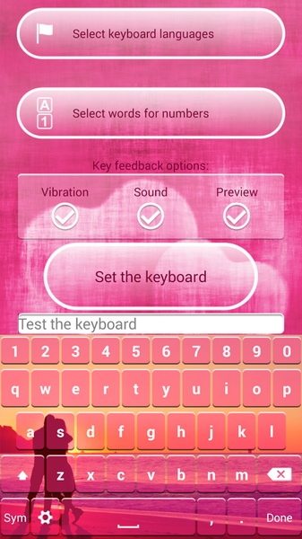 Love Keyboard Theme - Preview 3