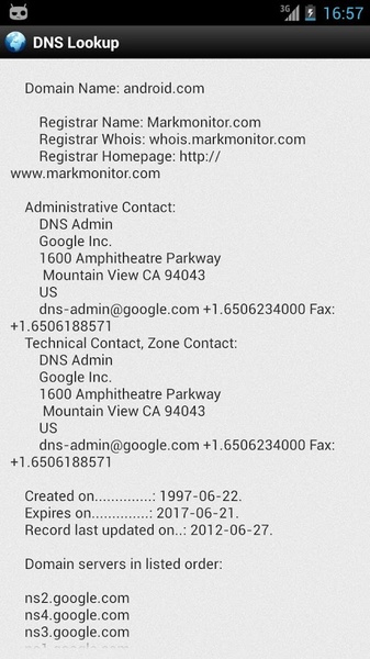 DNS Lookup - Preview 3