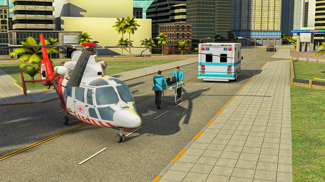 911 Helicopter Flying Rescue City Simulator - Preview 12