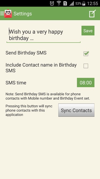 SMS Scheduler Free - Preview 4
