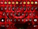 Love Rose Emoji Keyboard Theme screenshot 2