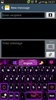 Purple Flame GO Keyboard theme screenshot 5