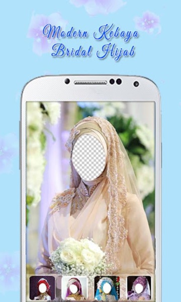 Modern Kebaya Bridal Hijab - Preview 1