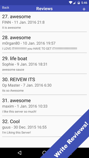 MCPE Server List - Preview 9