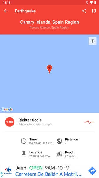 My Earthquake Alerts - Preview 8
