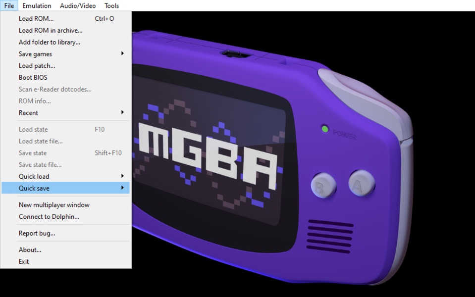 mGBA - O melhor emulador de Game Boy / Game Boy Color / Game Boy