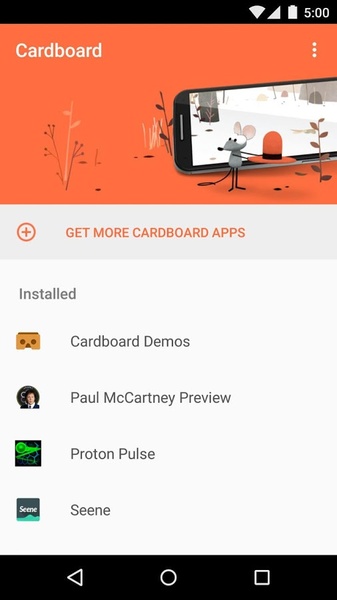 google cardboard apps