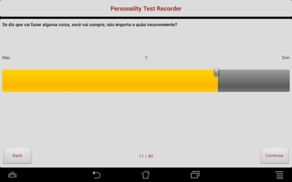 Personality Test Recorder - Preview 2