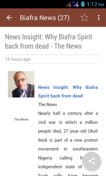 Biafra News + Radio + TV App - Preview 3