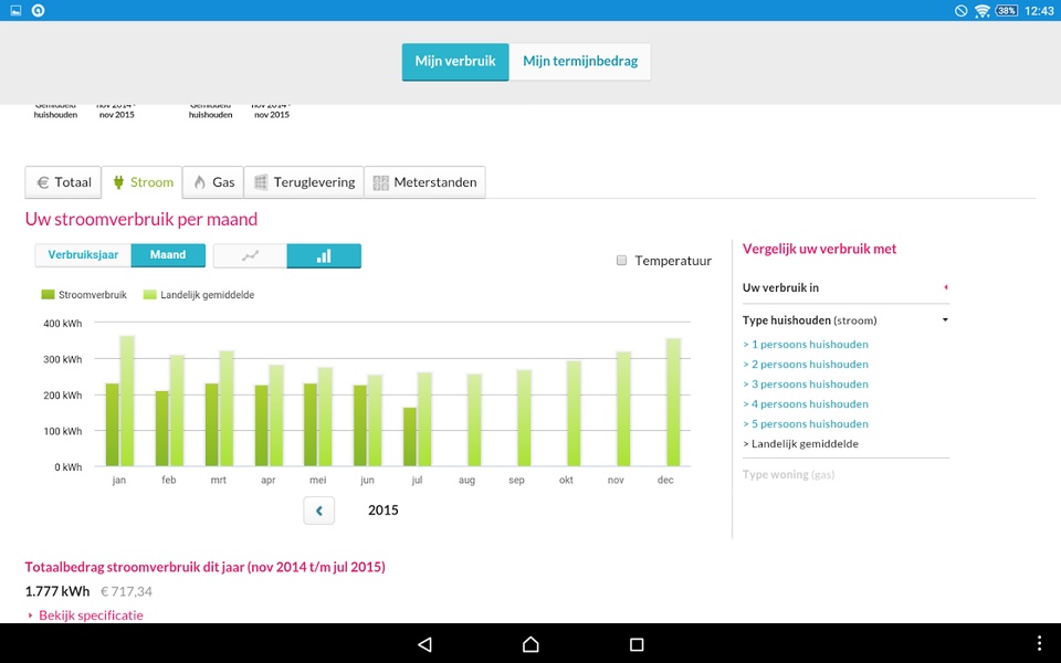 Verbruiksmanager - Preview 1