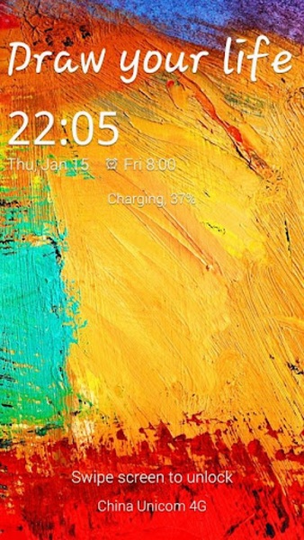 Note3 WaterColor Locker - Preview 3