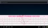 Pink Flowers GO Keyboard screenshot 9
