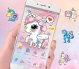 Cartoon Cute Lovely Unicorn Theme screenshot 2