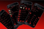 Dialer Theme Black Red drupe screenshot 7
