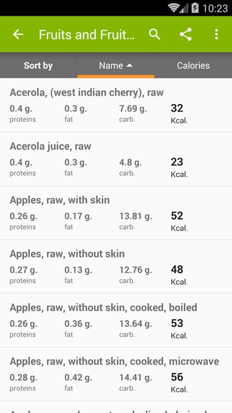 Calories in food - Preview 7
