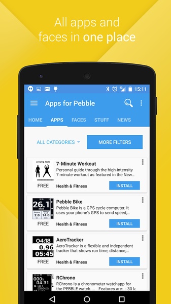 Apps for Pebble - Preview 3
