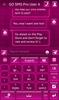 GO Keyboard Hot Pink Theme screenshot 3