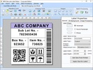 Company Barcode Label Printing Software screenshot 1