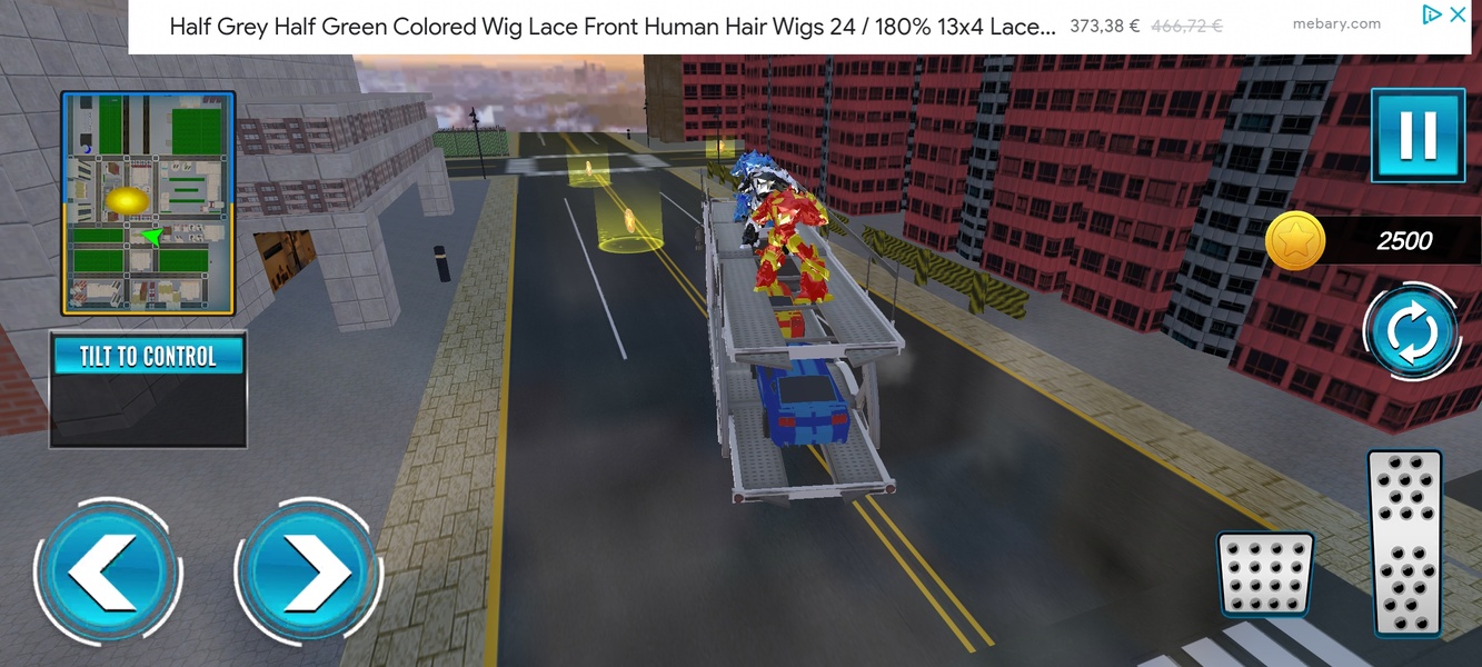 Robot MuscleCar Transport Game - Preview 2