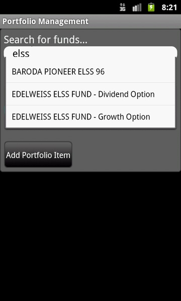 Indian Mutual Funds Tracker - Preview 2