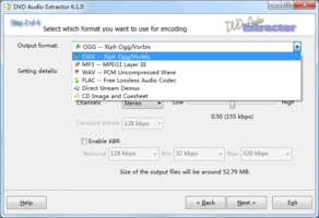 DVD Audio Extractor screenshot 2
