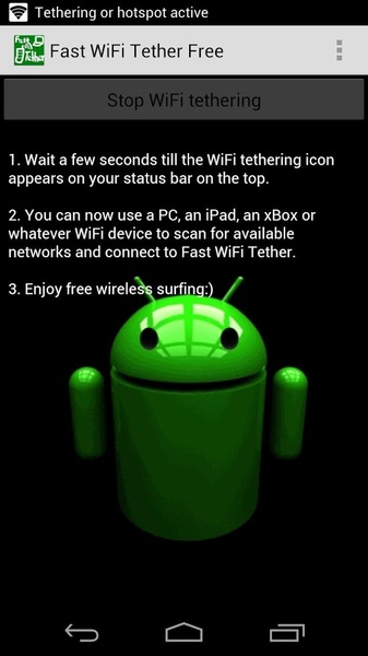 Fast WiFi Tether Free - Preview 2
