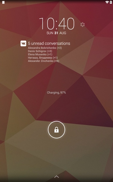 DashClock VKontakte - Preview 3