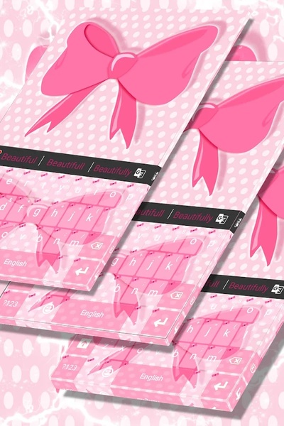Pink Bow Keyboard - Preview 5