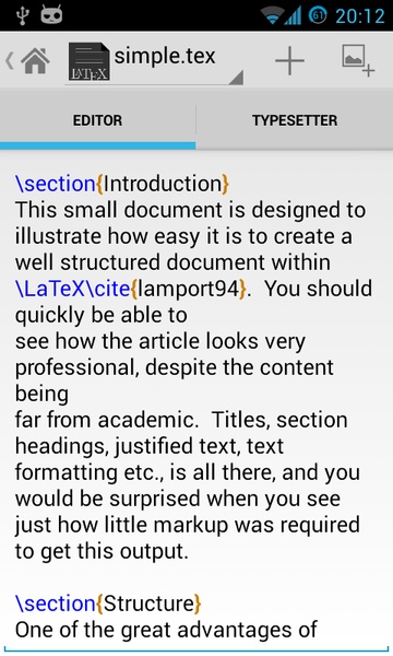 LaTeX Editor - Preview 6